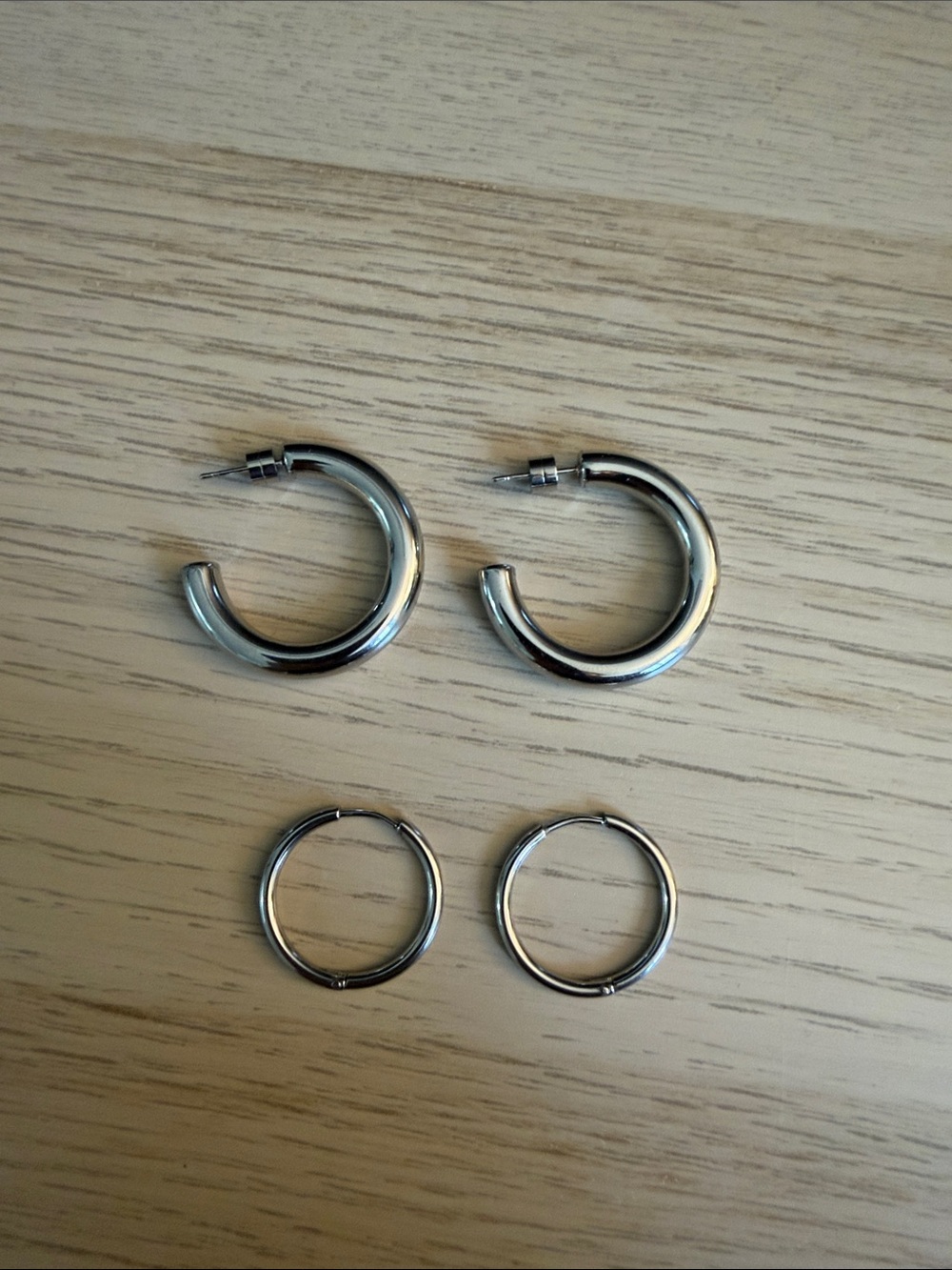 Ready Made Hoop Earrings